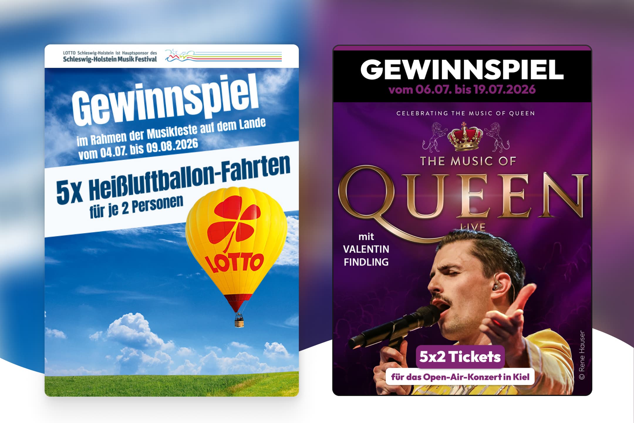 Doppelbanner Gewinnspiele 2026